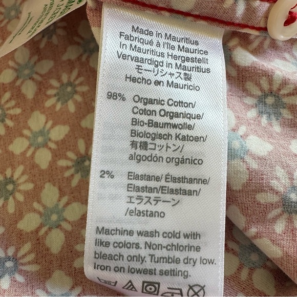 J Crew Mens Small Red Tile Print Classic Fit Button Up Shirt Organic Cotton - Picture 6 of 7